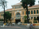 saigon Sài Gòn xưa bưu điện công viên chụp hình cưói, trú mưa bên hạ nghị viện