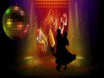đôi tình nhân khiêu vũ trong dancing club