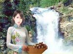 phong cảnh thác nước