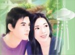 tình nhân bên chuông gió