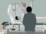 đến thăm bạn gái giải phẫu trong bệnh viện