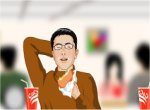 ăn mc donald và dạo chơi trong phố về đêm